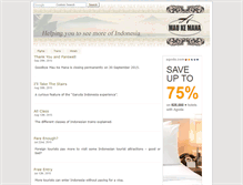 Tablet Screenshot of flights.indonesiamatters.com